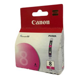 Cartucho De Tinta Canon Cli-8m Magenta Nuevo Y Facturado