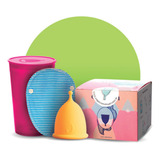 Copa Menstrual Cocoon Talle 2 + Vaso Est + Protector De Tela