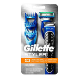 Kit Gillette Máquina De Afeitar Styler 3 En 1 + 1 Cartucho