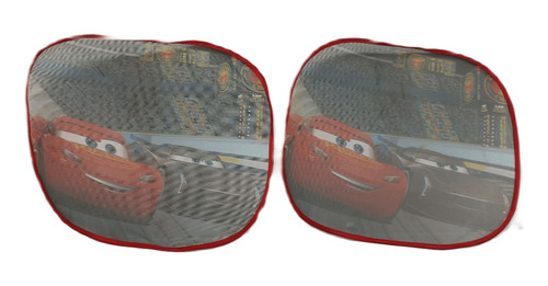 Juego X2 Cortina Disney Lateral Plegable 44 X 38 Cars 3 