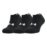 Calcetines Under Armour Core No Show Tripack Negro