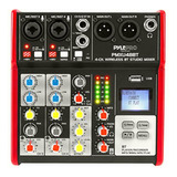 Studio Audio Sound Mixer Board 4 Channel Bluetooth