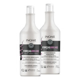 Inoar Kit Força E Brilho Shampoo 1 Litro E Cond. 800ml