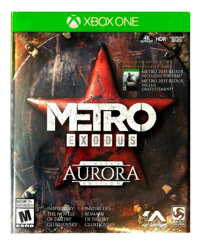 Metro Exodus Aurora Limited Edition Xbox One Juego En Karzov