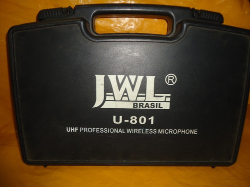 Microfone S/fio De Lapela C/ Receptor, Jwl U-801 Uhf-usado