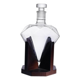 Whiskey Glass Bottle With Diamond Glass Bottle .