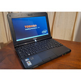 Netbook Toshiba Intel Atom, 2gb, Disco 160. Win 7 Inmaculada