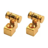 Par Rebaixador Cordas Guitarra Retentor Roller Dourado Eleph