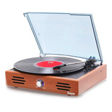 Lauson Woodsound Jtf535 Vinyl Player Con Altavoces Tirnable 