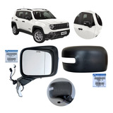 Retrovisor Direito Pisca + Capa Completo Jeep Renegade Mopar