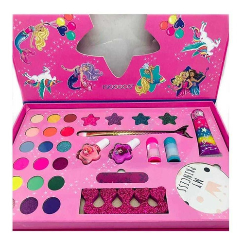 Box De Belleza Infantil Maquillaje Para Niñas No Tóxico 