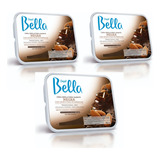 Kit 3 Cera Depilatória Quente Negra Barra 1kg Depil Bella