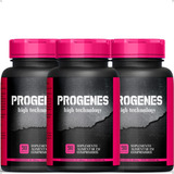 Kit 3 Progenes Aumenta Bumbum Gluteos Coxas Seios Regula Tpm