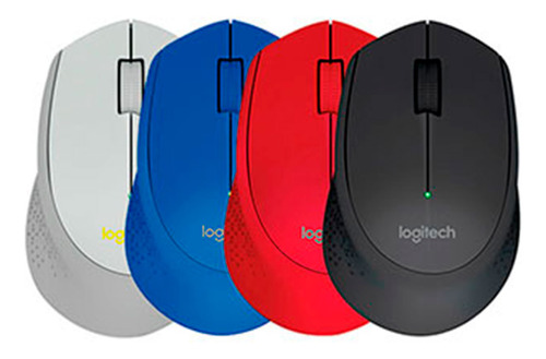 Logitech Mouse M280 Wireless Rojo