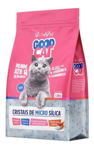 Areia Micro Sílica Higiênica E Econômica 1,6 Kg - Good Cat