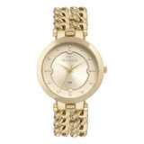 Relógio Technos Feminino Ref: 2035mzm/1d Bracelete Dourado