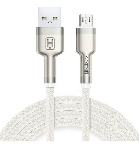 Cabo Usb Carregador Celular Micro Usb V8 Metal Reforçado Pro