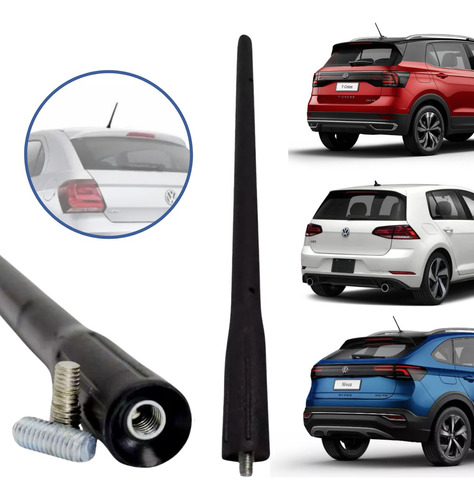 Haste De Antena Teto Volks Vw Saveiro Fox Cross Gol G3 G6 G8