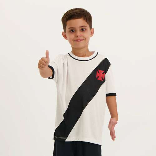 Camisa Vasco Caravel Branca Infantil