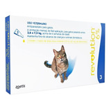 Revolution Gatos 2,6 Até 7,5kg  45mg 3 Pipetas