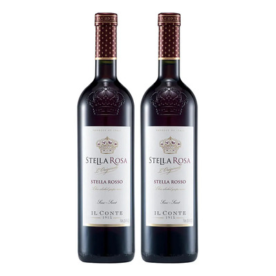 Duo Pack Vino Tinto Stella Rosa Rosso 750 Ml | Envío gratis