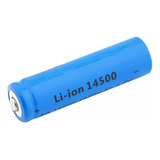 Pila Recargable Luting Medida 14500 Cilíndrica - 1 Pieza - Azul 6800 Mah 3.7v Litio 