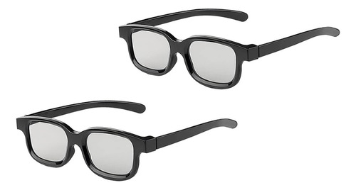 2 Piezas Lentes 3d Pasivos Polarizado Tv Cinema