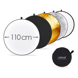 Flex Reflector De Luz 110cm 5 En 1 Para Video Y Fotografía