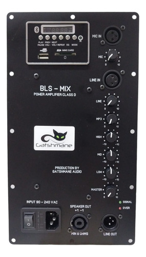 Painel Amplificador Ativador Multiuso Bls Mix  400w 4 Ohms
