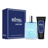 Kit Royal Paris Blue Lake Perfume 100ml+gel Pós Barba 100ml