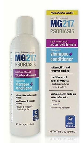 Mg217 Psoriasis 3% Ácido Salicílico Champú Y Acondicionador 