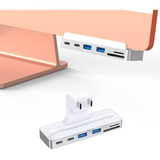 Hub Usb C 6 Puertos Usb Usb C Lector Sd/micro Sd Blanco