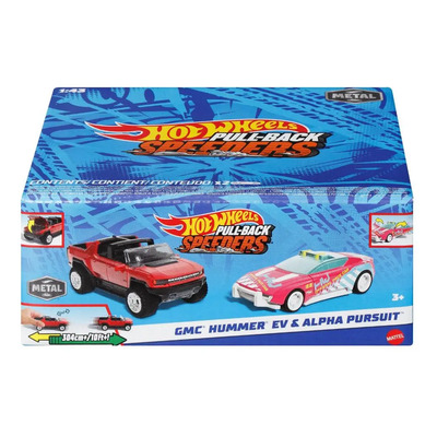 Hot Wheels Pullback Gmc Hummer EV y Alpha Pursuit - Mattel | Envío gratis
