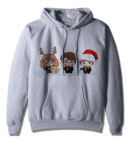 Buzo Buso Saco Hoodie Capota Navidad Harry Potter Niños