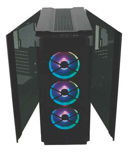 Gabinete Corsair Obsidian Series 500d Rgb Se Premium Color Negro