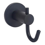 Percha Gancho Baño Amurar Basic Redondo Bronce Negro Mate