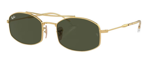 Ray Ban Oculos Solar Original Arredondado Rb3719 54mm Metal