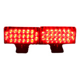 Kit Strobo Led Vermelho Type-r Para Moto E Outros Veiculos