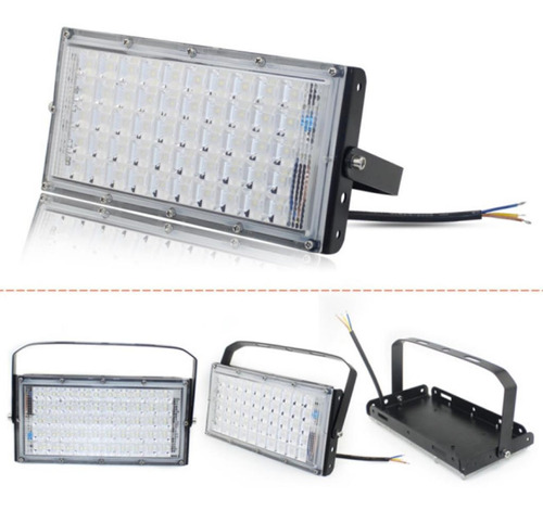 Reflector Led 100w Exterior Alta Potencia Ip66 