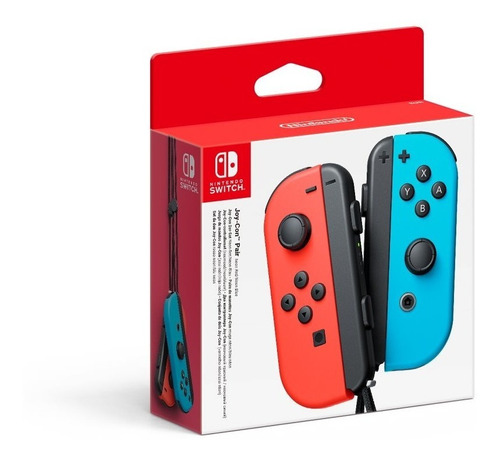 Control Joy Con Izquierdo-derecho Switch Neon Rojo/azul