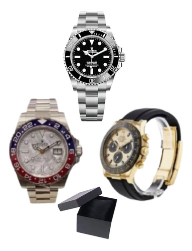 Relógio Rolex Kit 3 Modelos Qualidade Base Eta 2840 S/caixa