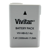 Bateria Vivitar En El14a D3300 D3400 D5200 D5300 D5500 D5600
