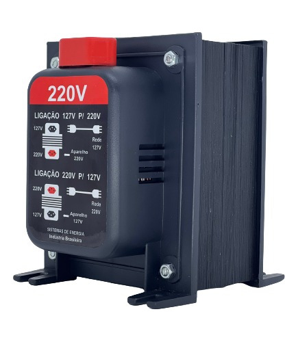 Transformador Energia 5000va 110 P/ 220v 220 P/ 110v Tomada