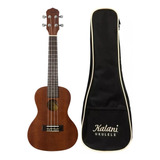 Ukulele Concert Kalani Série Tribes 200 Ct Sapele Com Bag