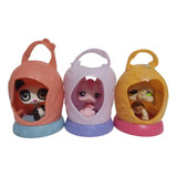 Lote X 3 De Muñecos Littlest Pet Shop Mcdonalds 2009