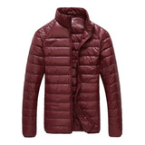 Jaqueta Puffer Masculina - Acolchoada Vermelha Inverno Cod08