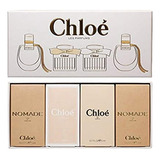 Chloe Chloe Para Mujer Mini Set De 4 Piezas (2 X 5ml Nomade