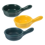 Plato De Cerámica Para Platillos Condiment Bowls, 3 Unidades