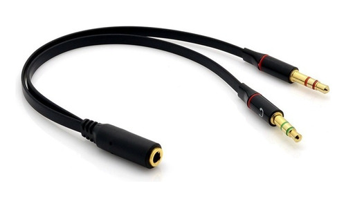 Cable Adaptador 3.5mm Audífonos Con Micrófono