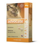 Advocate Gatos Antipulgas Até 4 Kg 0,4ml - 1 Bisnaga Bayer